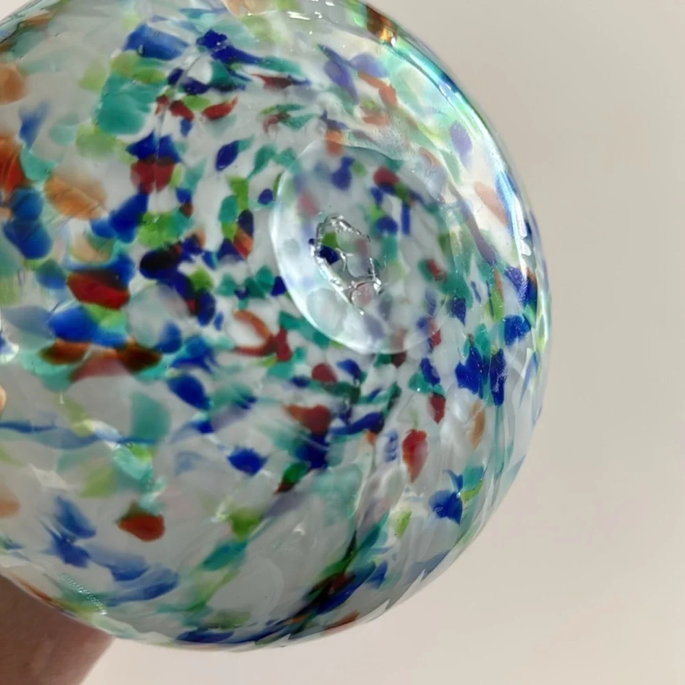 MCM colorful glass vase / Vintage Murano - Picture 3 of 3